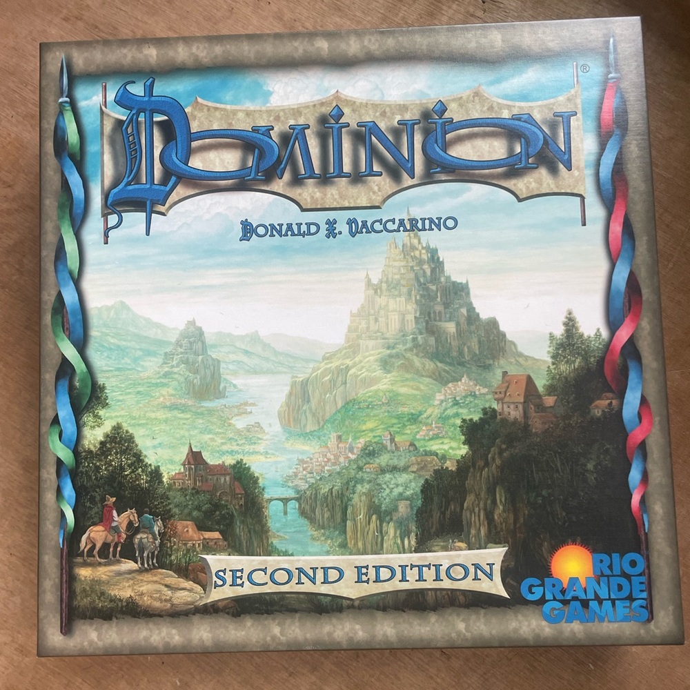 Dominion Second Edition Board Game by - Blue & Green